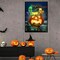 Halloween Diamond Painting Kits for Adults and Beginners, 5D Full Round Diamond Halloween Diamond Art Kit, Diamond Dots Diamonds Pictures Arts and Crafts for Home Wall Decor-12x16inch